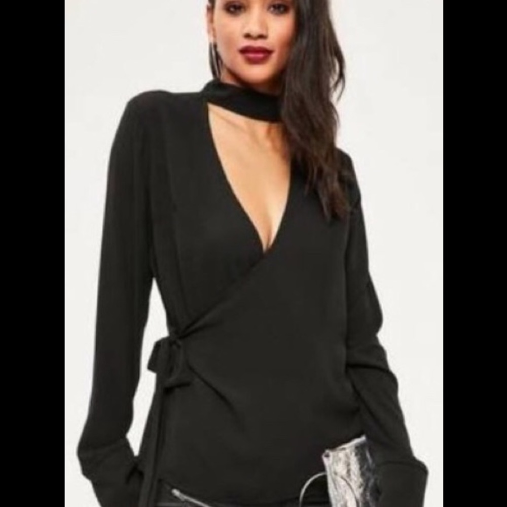 Misguided wrap top